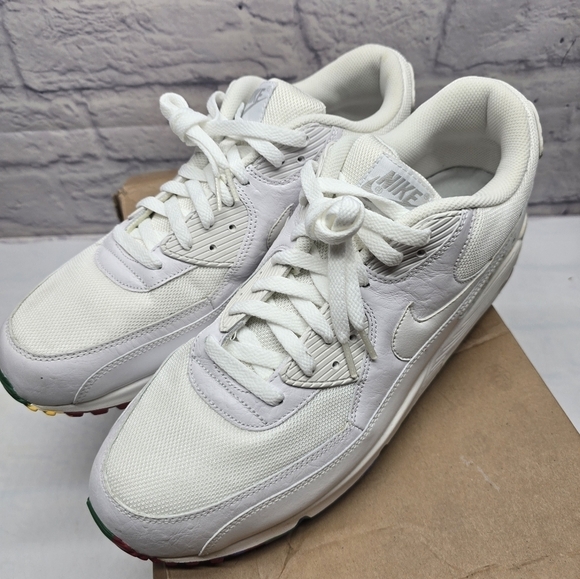 2008 Nike Air Max 90 325018 111 NSW Olympic White Men's Size 14 - Picture 2 of 11